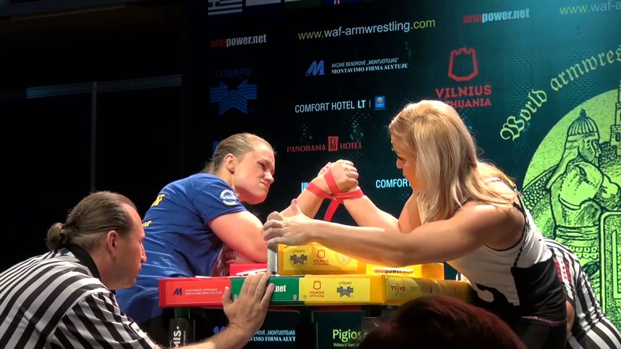 WORLD ARMWRESTLING CHAMPIONSHIP 2014 HEIDI ANDERSSON - OLGA SHLIZHEVSKAYA