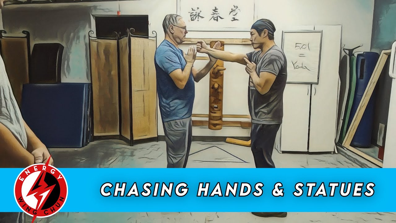 Chasing Hands & Statues - Wing Chun Training Centerline #martialarts #kungfu #mma #karate #chinese
