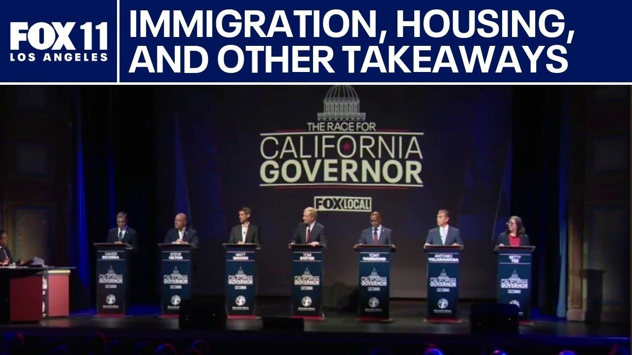 LIVE: Recap of the CA Governor Debate