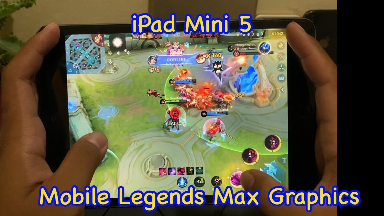 GREAT VALUE SMALL IPAD! iPad Mini 5 Mobile Legends Test in 2024 Maximum Graphics