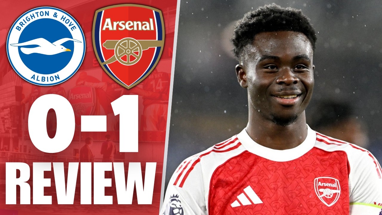 BRIGHTON 0-1 ARSENAL MATCH HIGHLIGHTS & GOALS