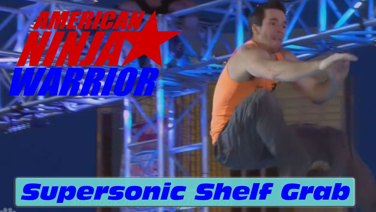 Crazy 15' Supersonic Shelf Grab - American Ninja Warrior 2017 All Star Special