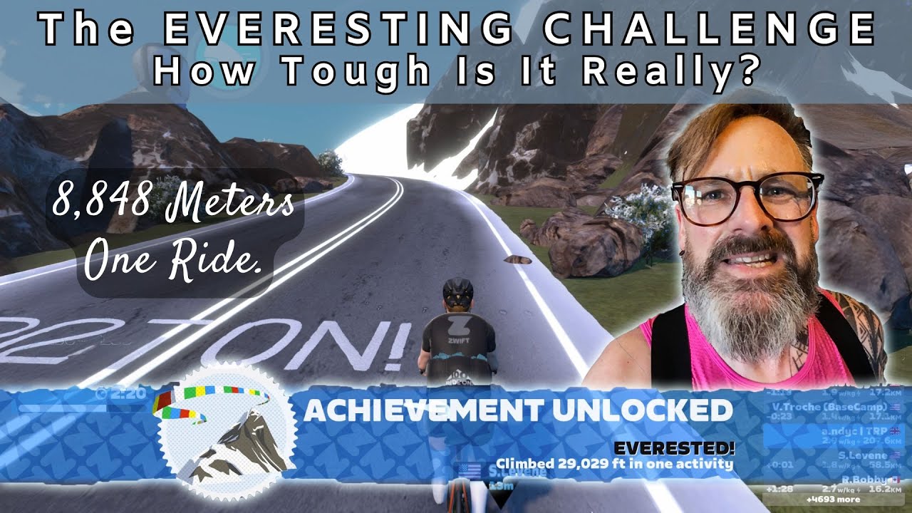 The Everesting Challenge - Climbing The Height Of Everest In One Ride.