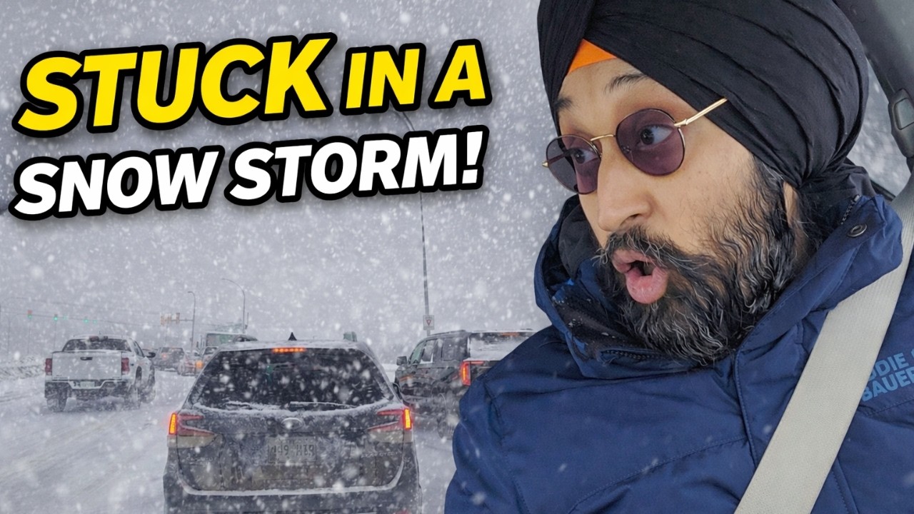 🥶STUCK in a Blizzard: Hours Trapped in My CAR 🚘