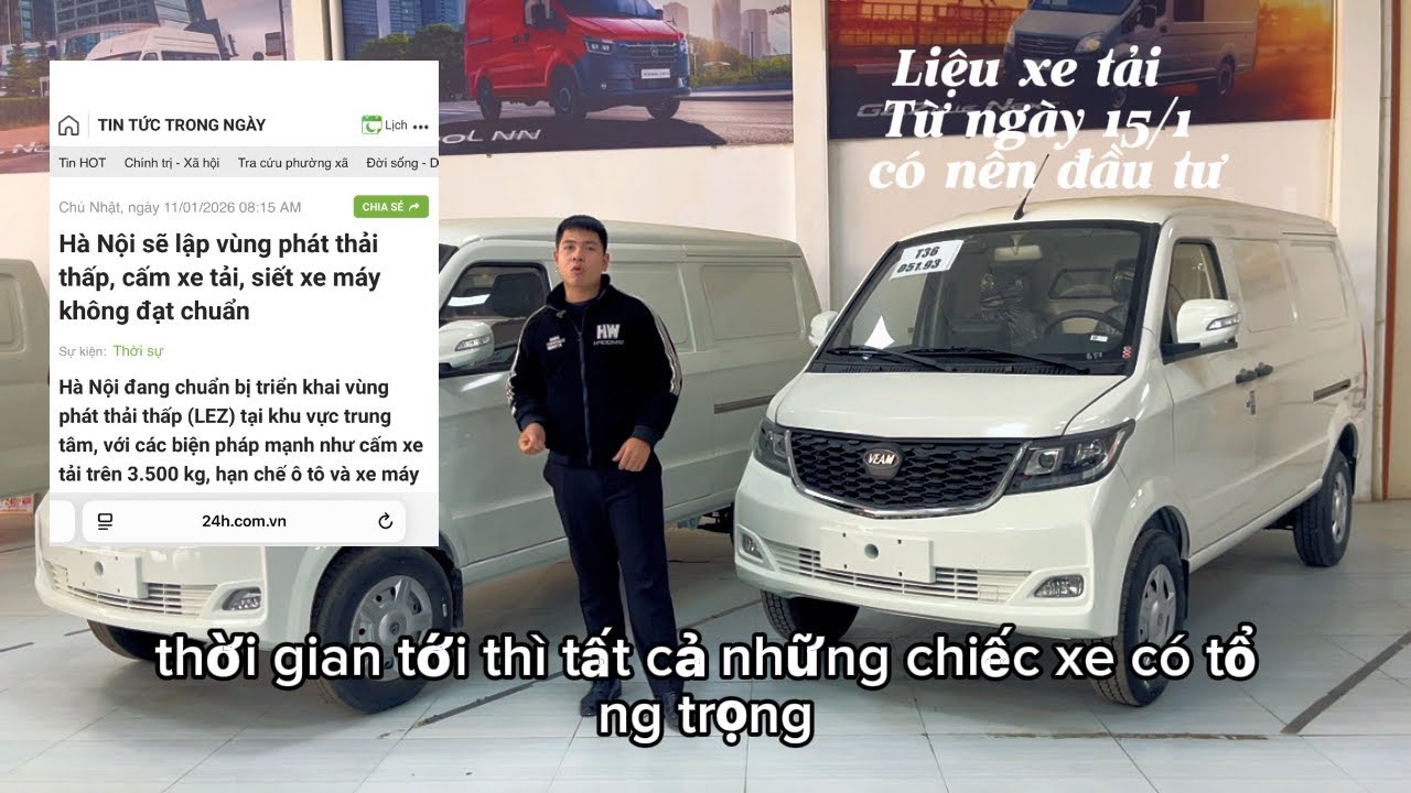 Nên đầu tư xe tải thùng hay xe tải van sau ngày 15/1/2026