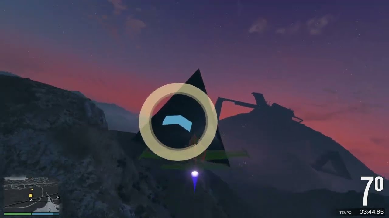 DESCENDO A MONTANHA DE NEON - GTA 5 ONLINE