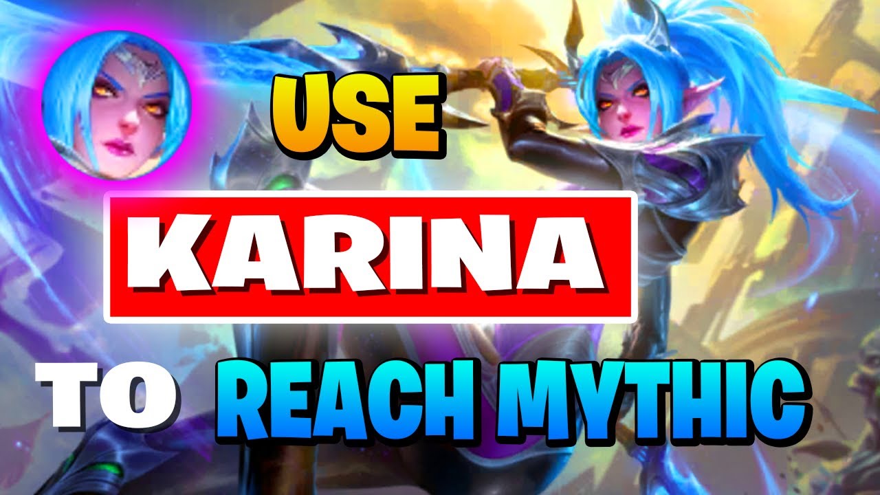 KARINA GUIDE - Why I Used KARINA to RANK UP SOLO in Mobile Legends