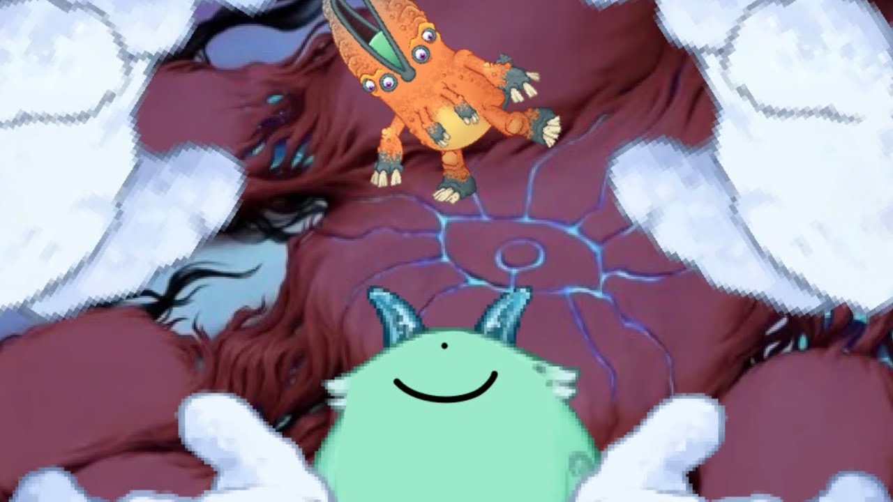 Shadow Islet but everytime Fandhul claps, he gets louder. - (My Singing Monsters) 
