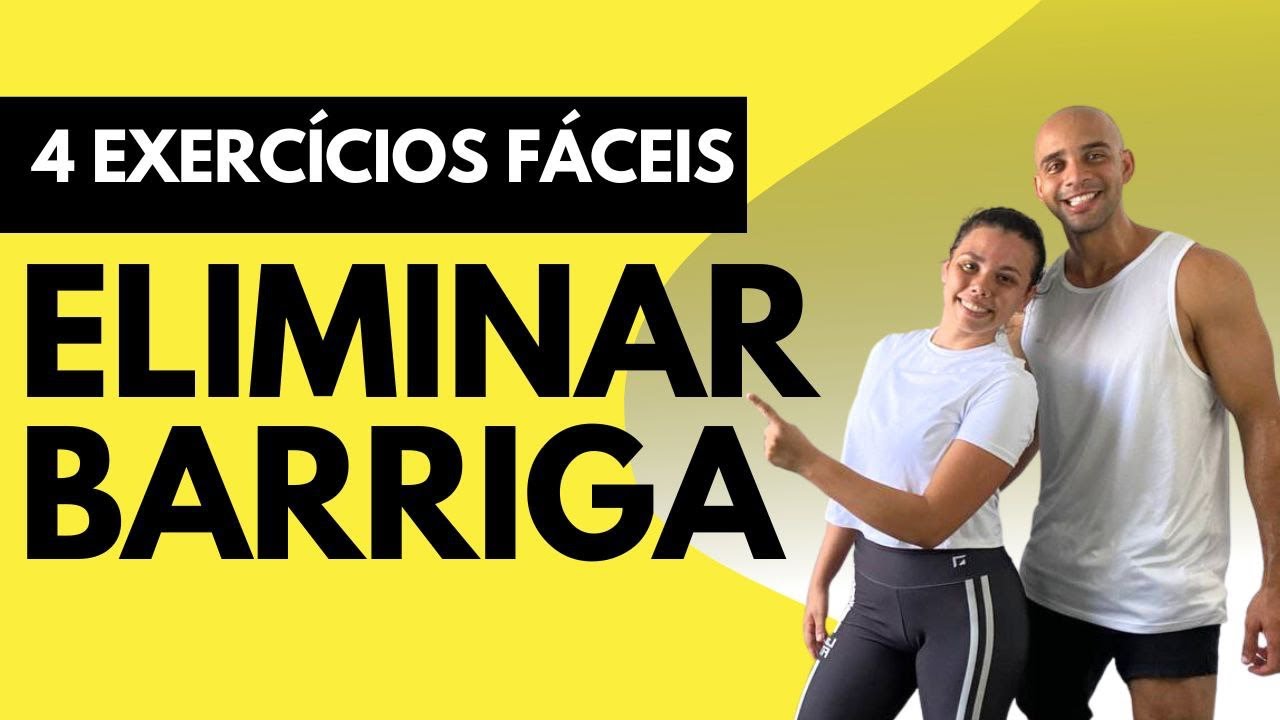 Top 4 Exercícios fáceis para eliminar a barriga - Prof Caio Ribeiro