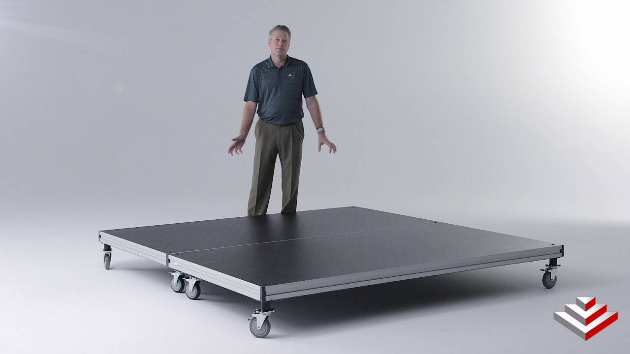 StageRight Rolling Drum Riser