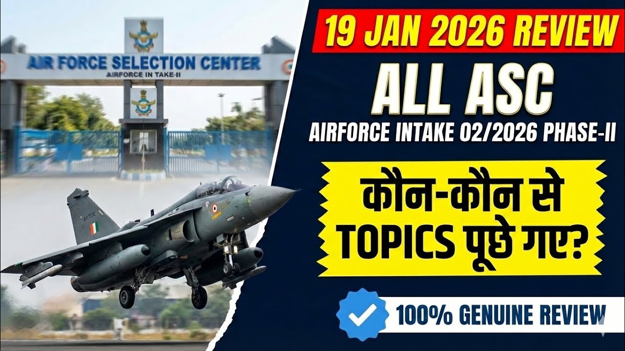 Airforce Phase 2 GD Topics & SRT Questions (Jan 2026): Full Exam Analysis & Answers!