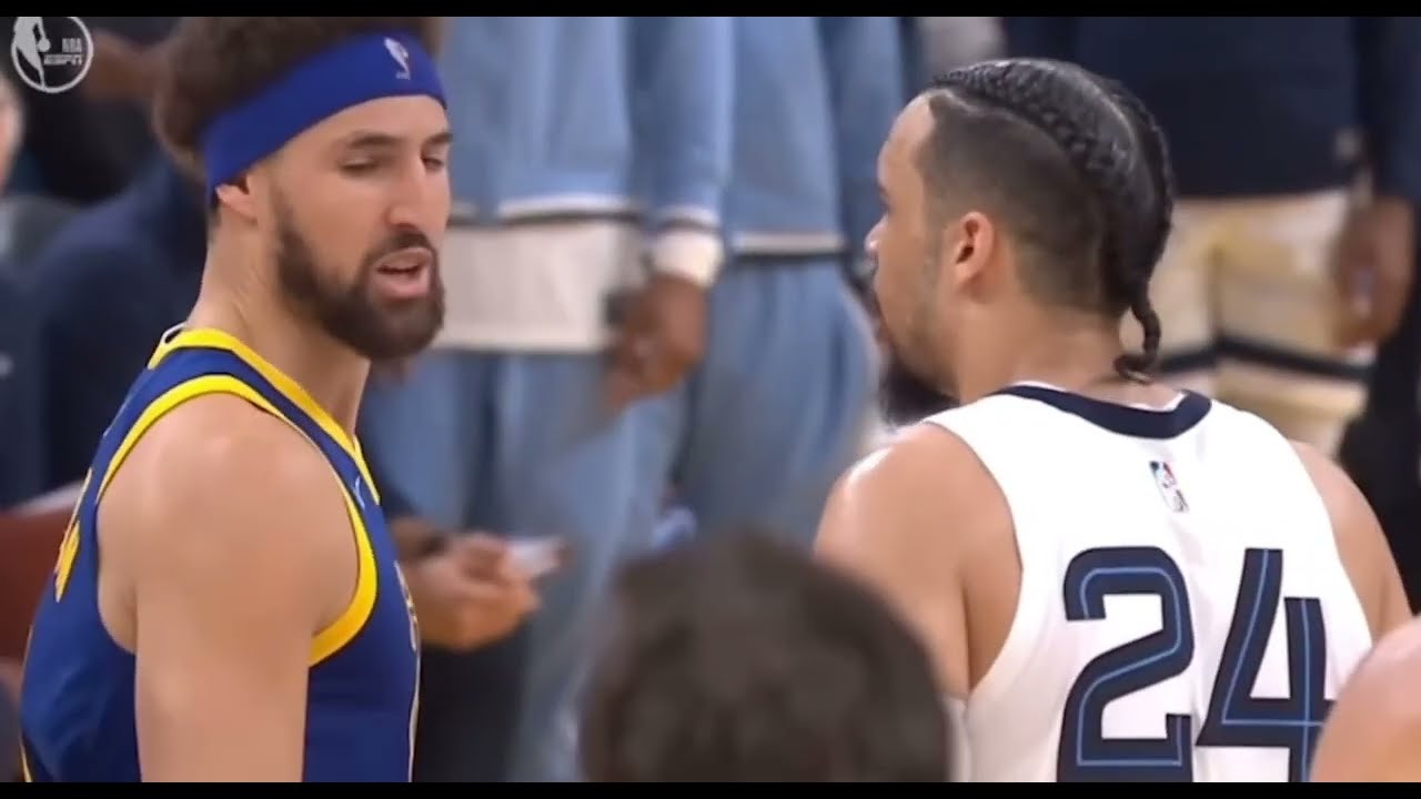 Klay Thompson Fights Dillion Brooks After Dirty Play To Steph