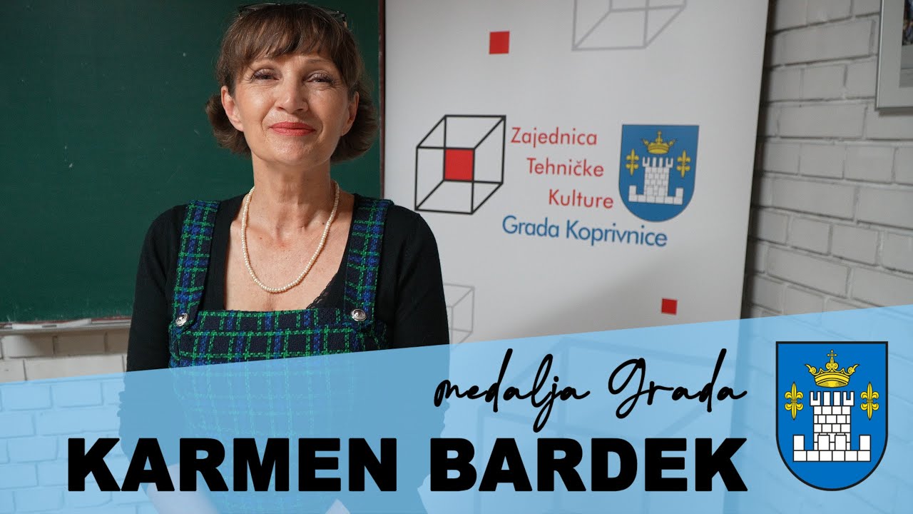 Karmen Bardek, dobitnica medalje Grada Koprivnice 2024.