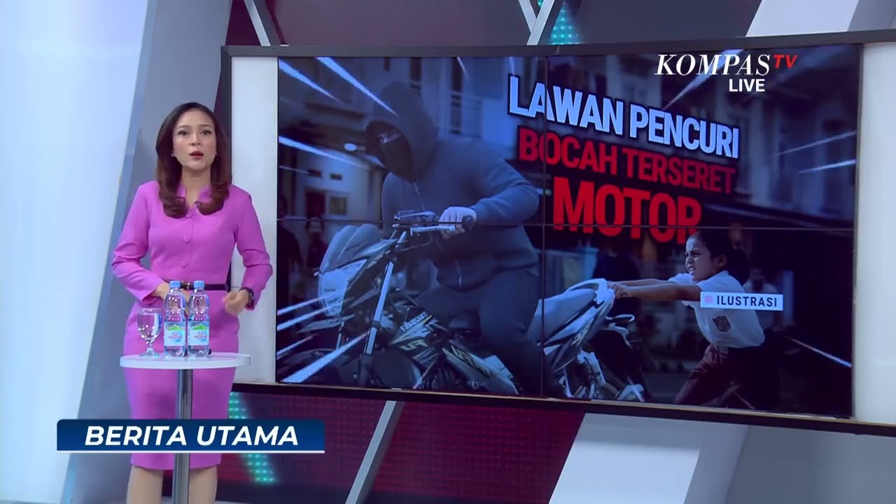 Pertahankan Ponsel Ayah, Anak Terseret Motor Pencuri