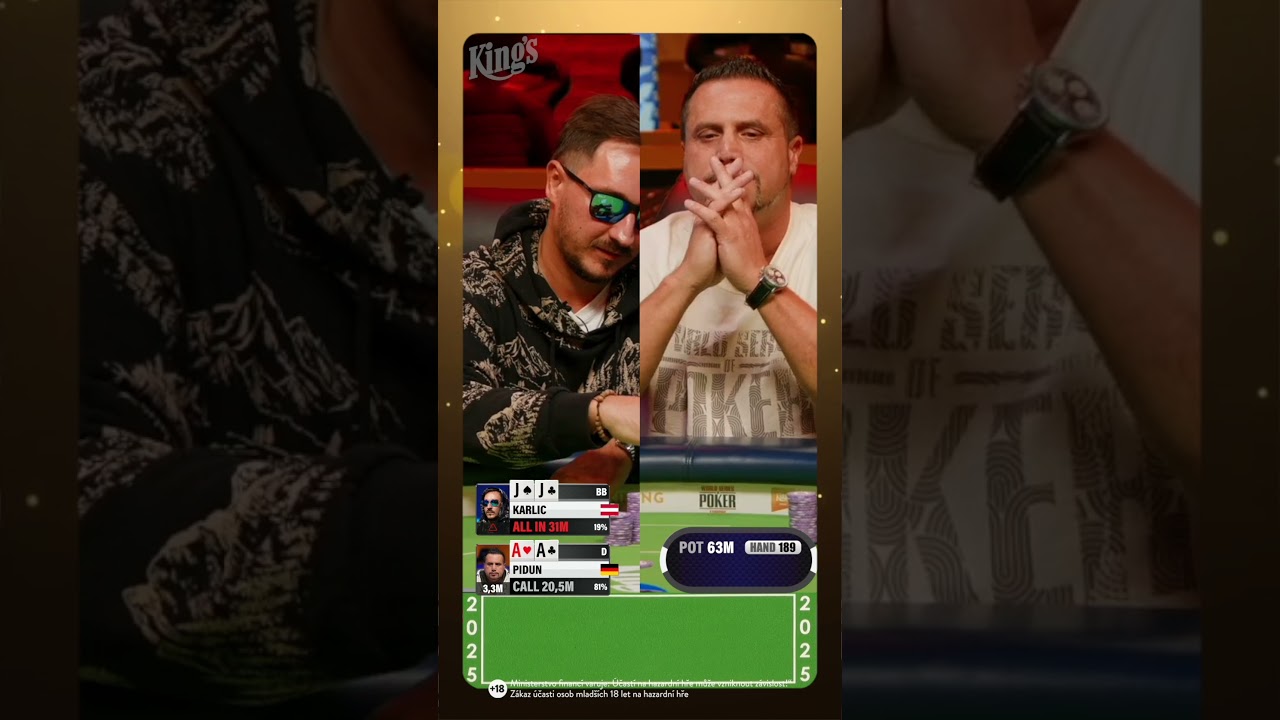 Последняя раздача Главного события WSOPE 2025