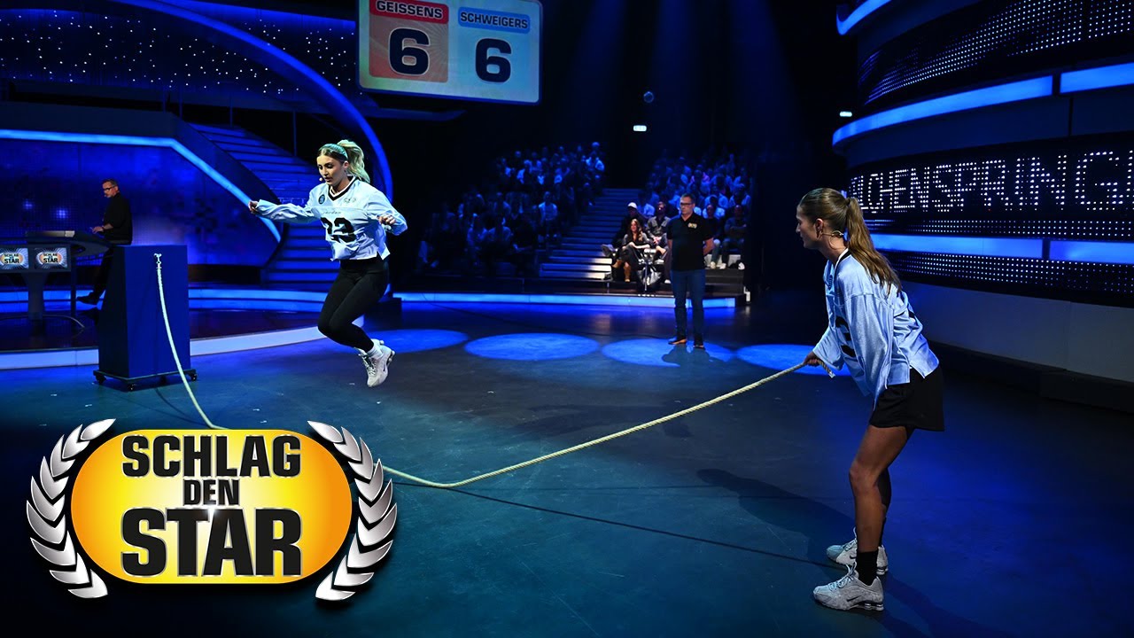 Springen oder Stolpern? Das Seilchenduell | Team Geiss vs. Team Schweiger | Spiel 1 | Schlag den Sta