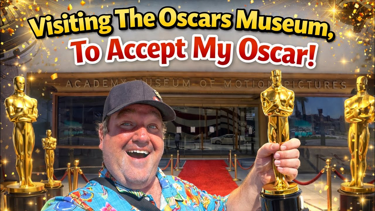 I Went To The Oscars Museum… To Accept My Oscar! 🏆 Academy Museum Tour! 