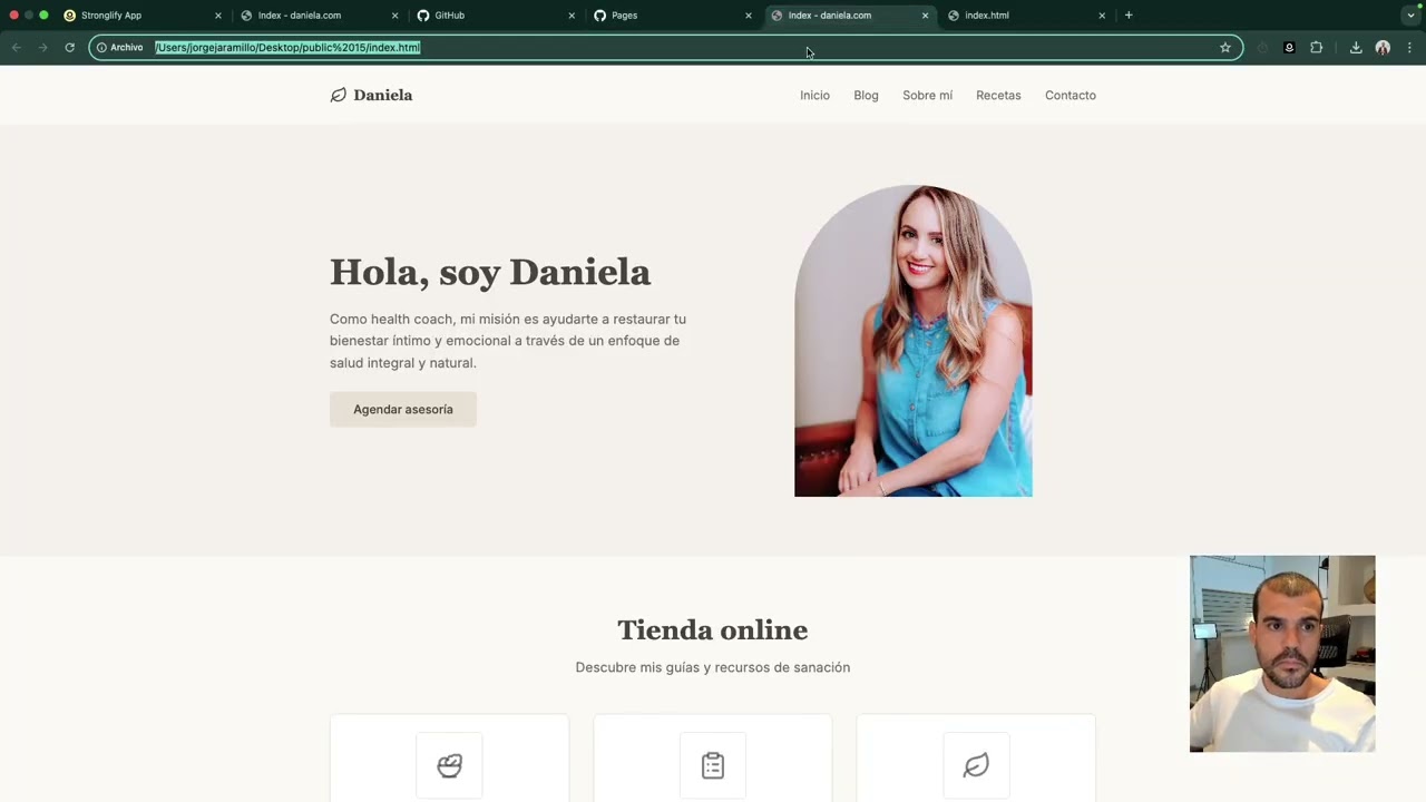 Gu&iacute;a paso a paso de GitHub Pages para hosting gratuito