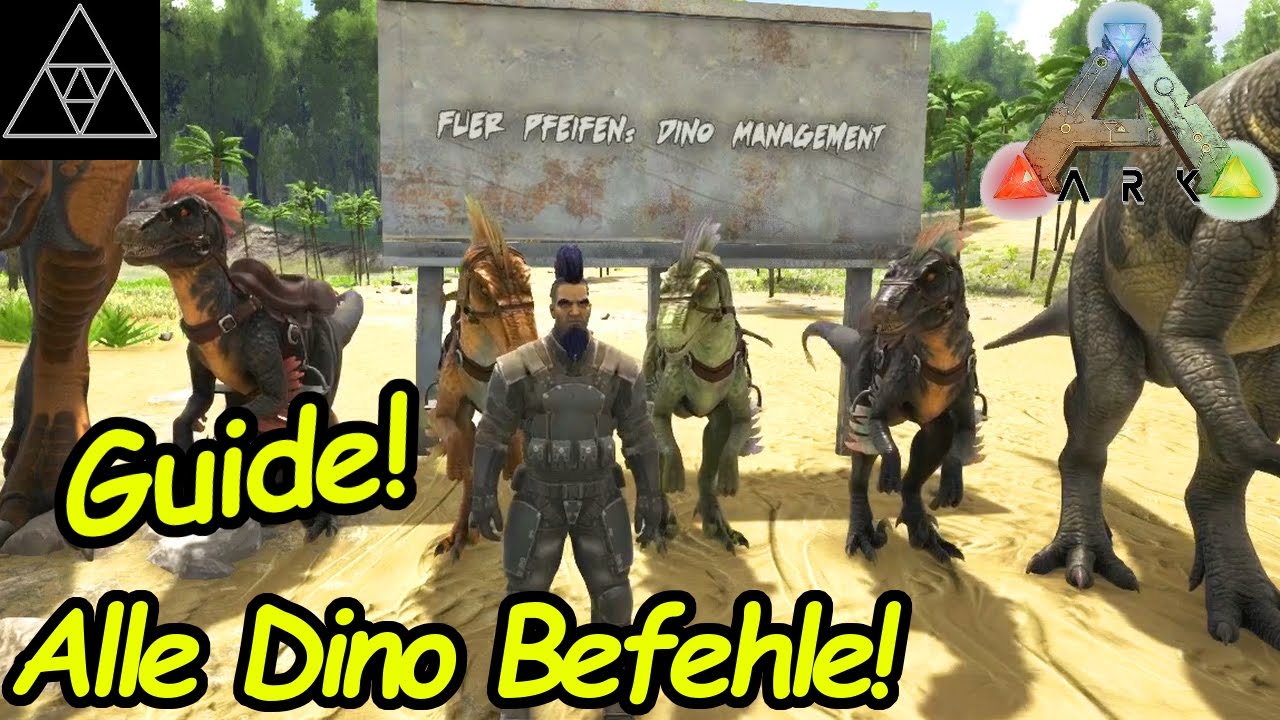 Dino Management Guide ► Alles rund ums Pfeifen! So gehorchen eure Dinos aufs Wort!