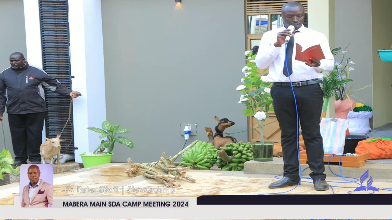 🔴LIVE : STEWARDSHIP SESSION BY PETER SITATI // MABERA MAIN CAMP MEETING