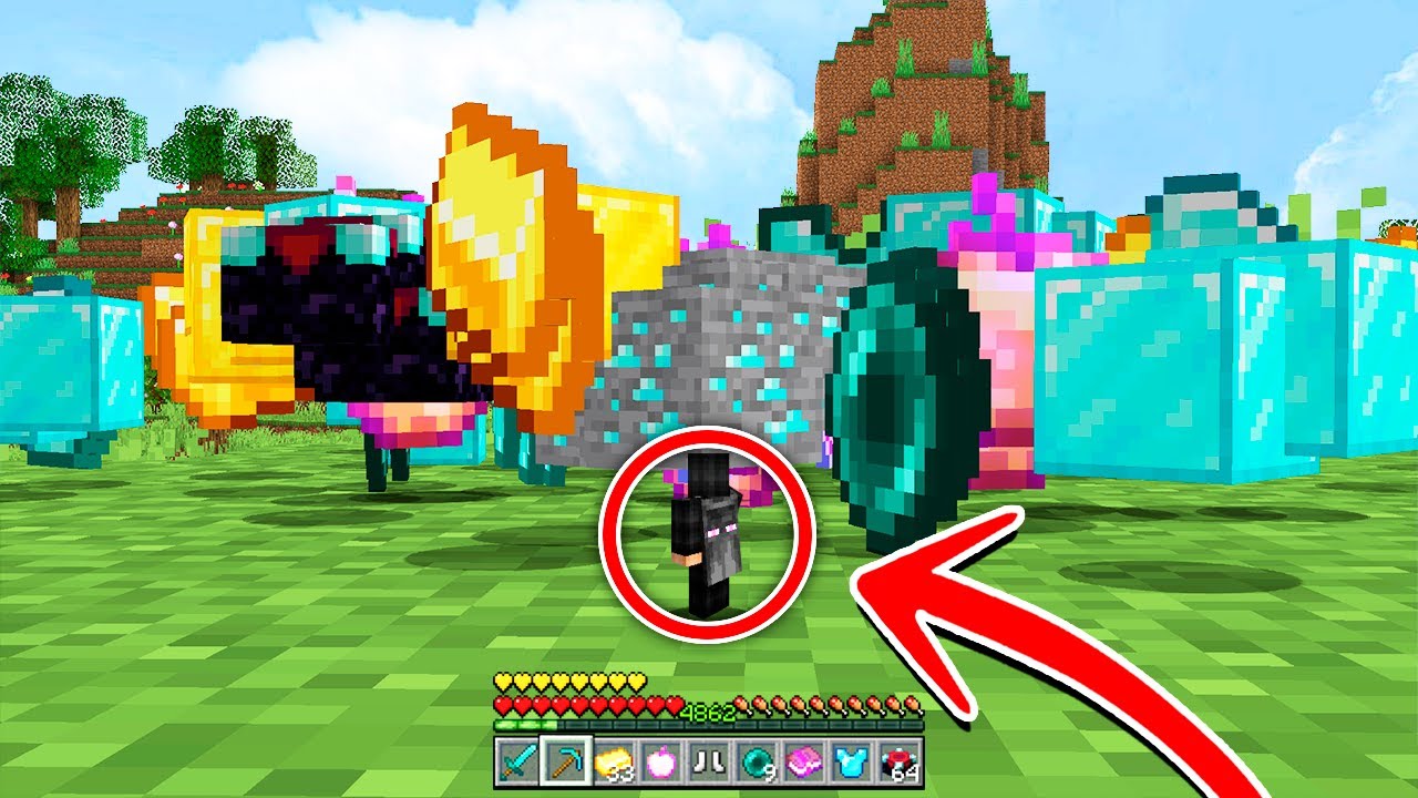 I became ᵗᶦⁿʸ in Minecraft UHC