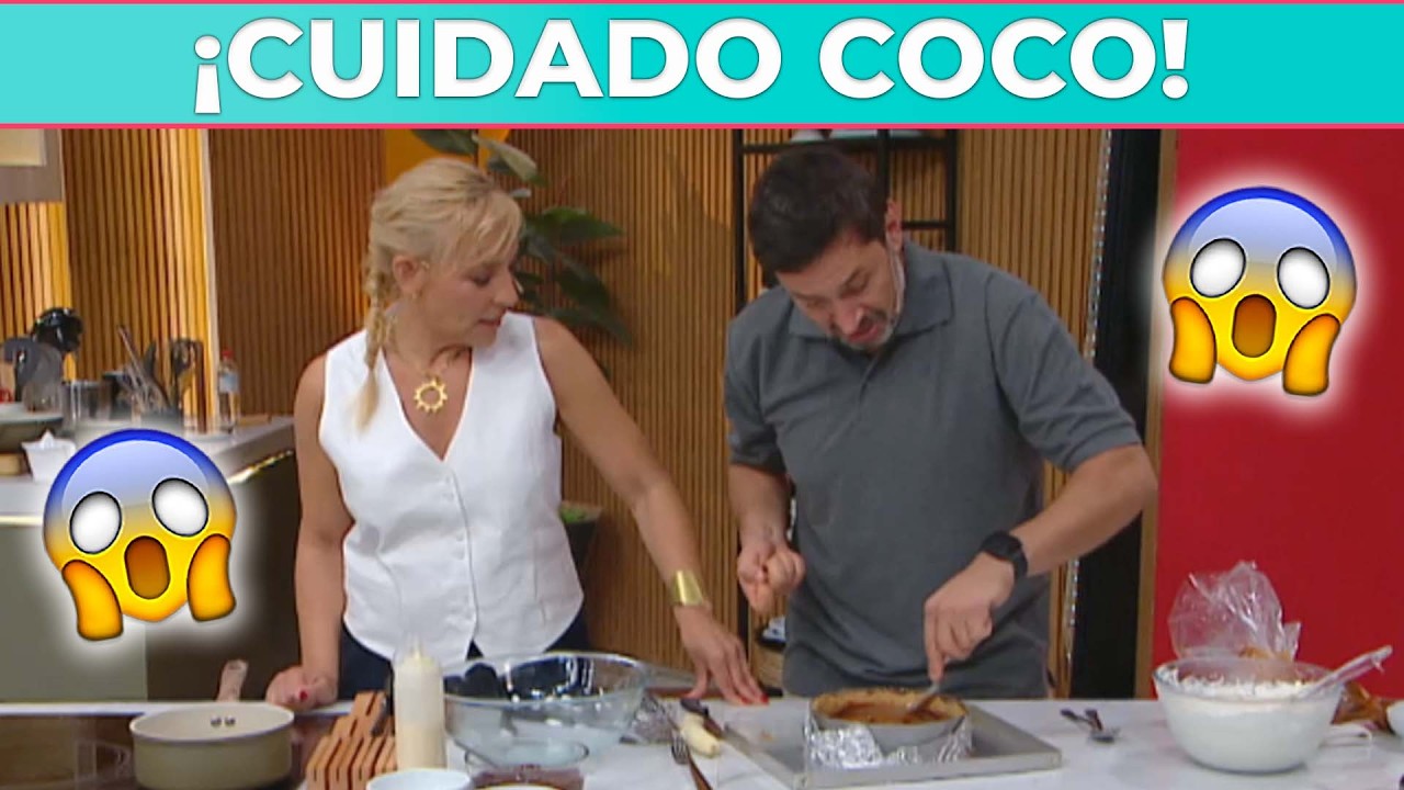 &iexcl;FINGIMOS DEMENCIA Y SEGUIMOS! Coco Carre&ntilde;o se cort&oacute; el dedo en plena receta pero eso no lo detuvo