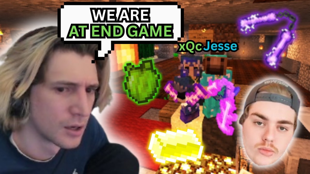 xQc makes INSANE PROGRESS in RLCraft with Jesse