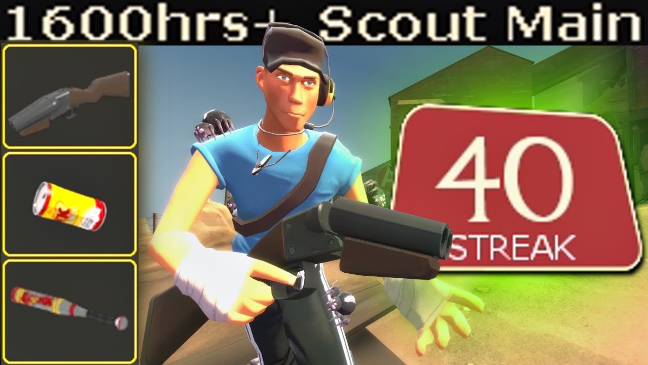 The FaN Scout🔸1600h+ Scout Main Experience (TF2 Gameplay)