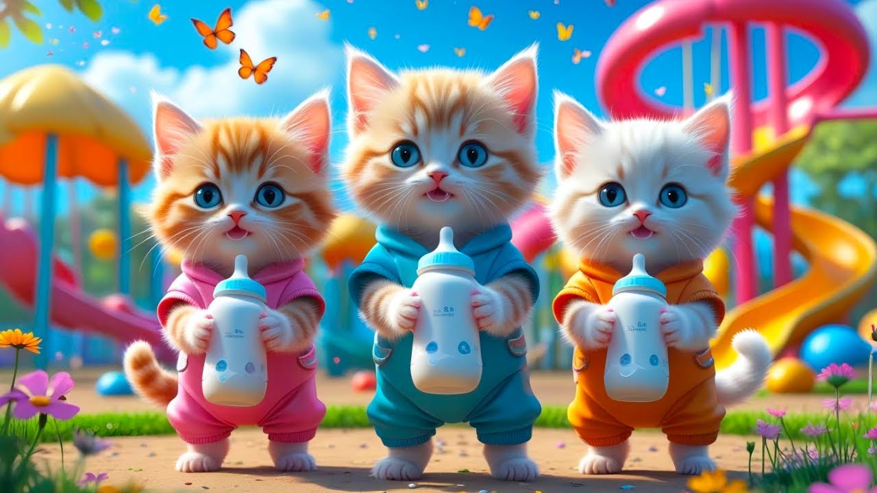 Pok Ame-ame Belalang Kupu-kupu - Kucing Joget Cilukba Lucu Sekali - Cat Dance