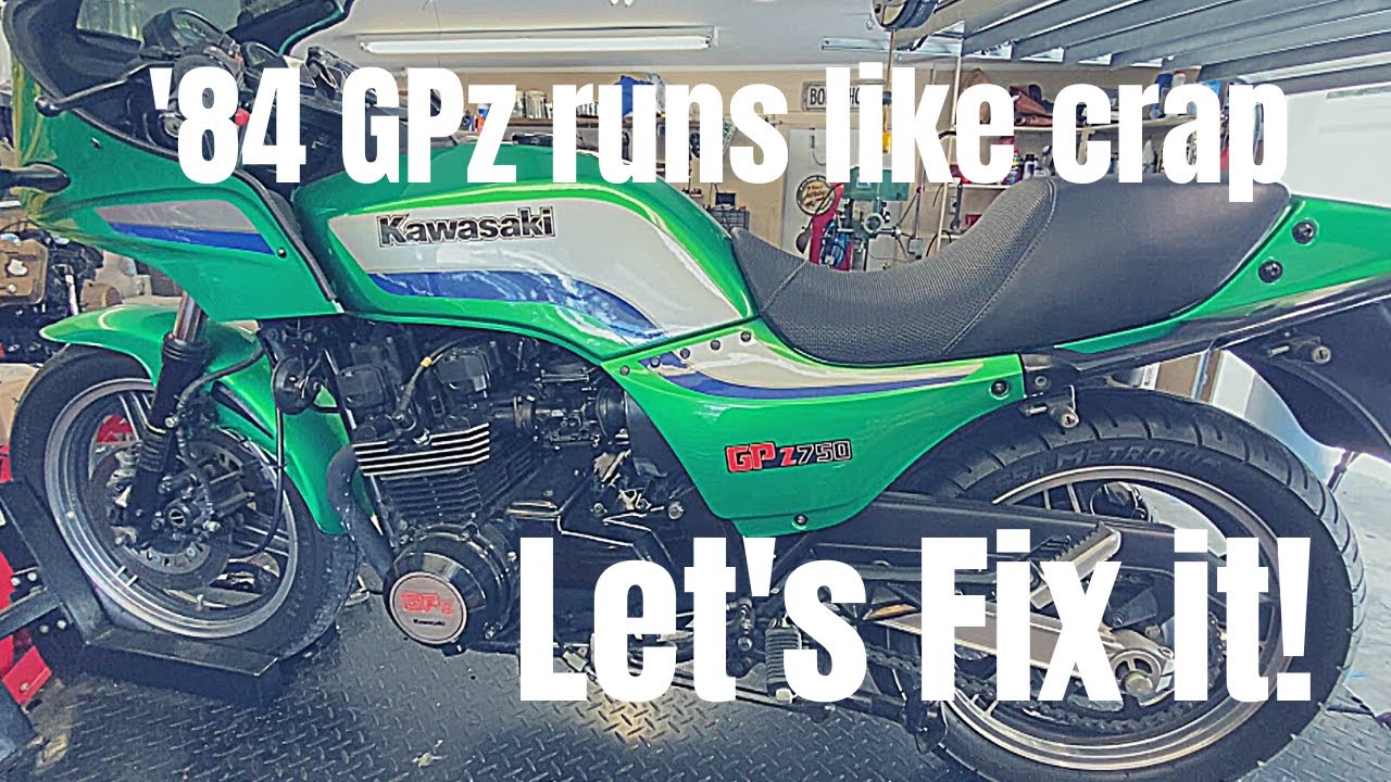 1984 Kawasaki GPz750 Runs Like Crap. Let's Fix It! Part 1