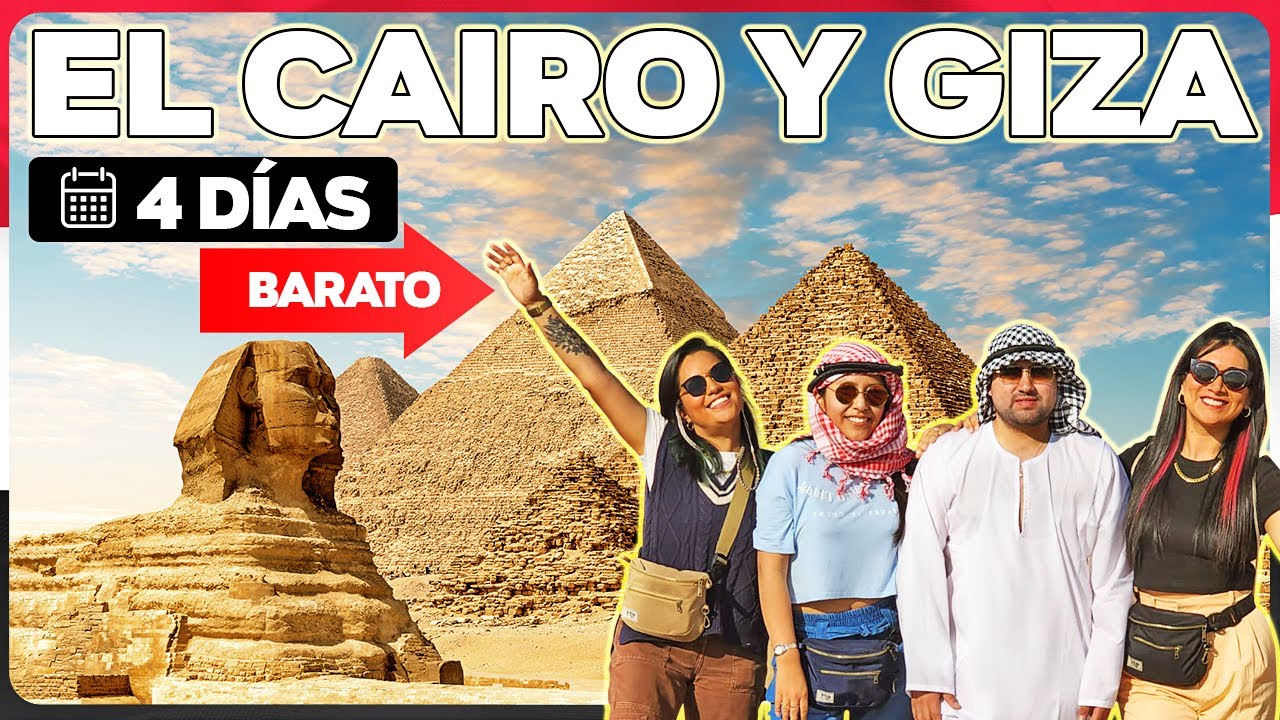 ¡No creerás todo lo que hicimos en EGIPTO A BAJO PRECIO 💰! | 4 días paseando por EL CAIRO y GIZA 🇪🇬