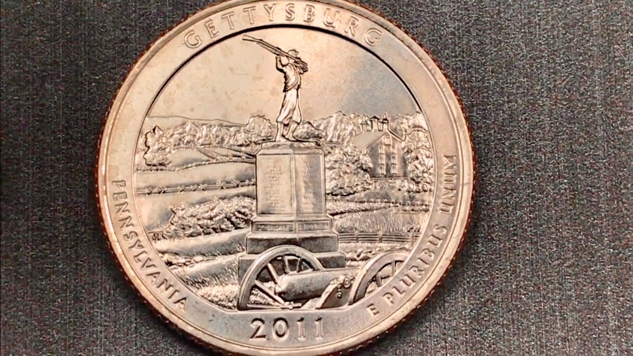 US 2011 Gettysburg Civil War Memorial Quarter - United States Coins