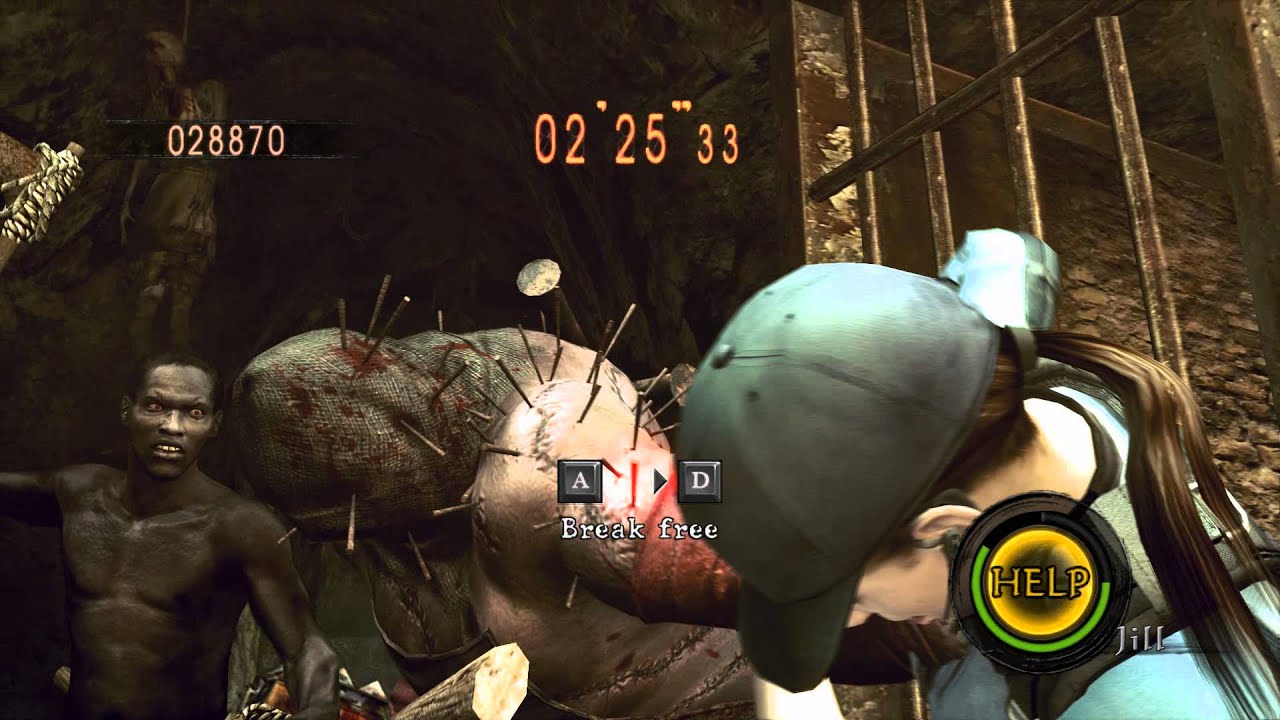 Resident Evil 5: The Mercenaries (Solo, SS) - Prison, Jill (BSAA)