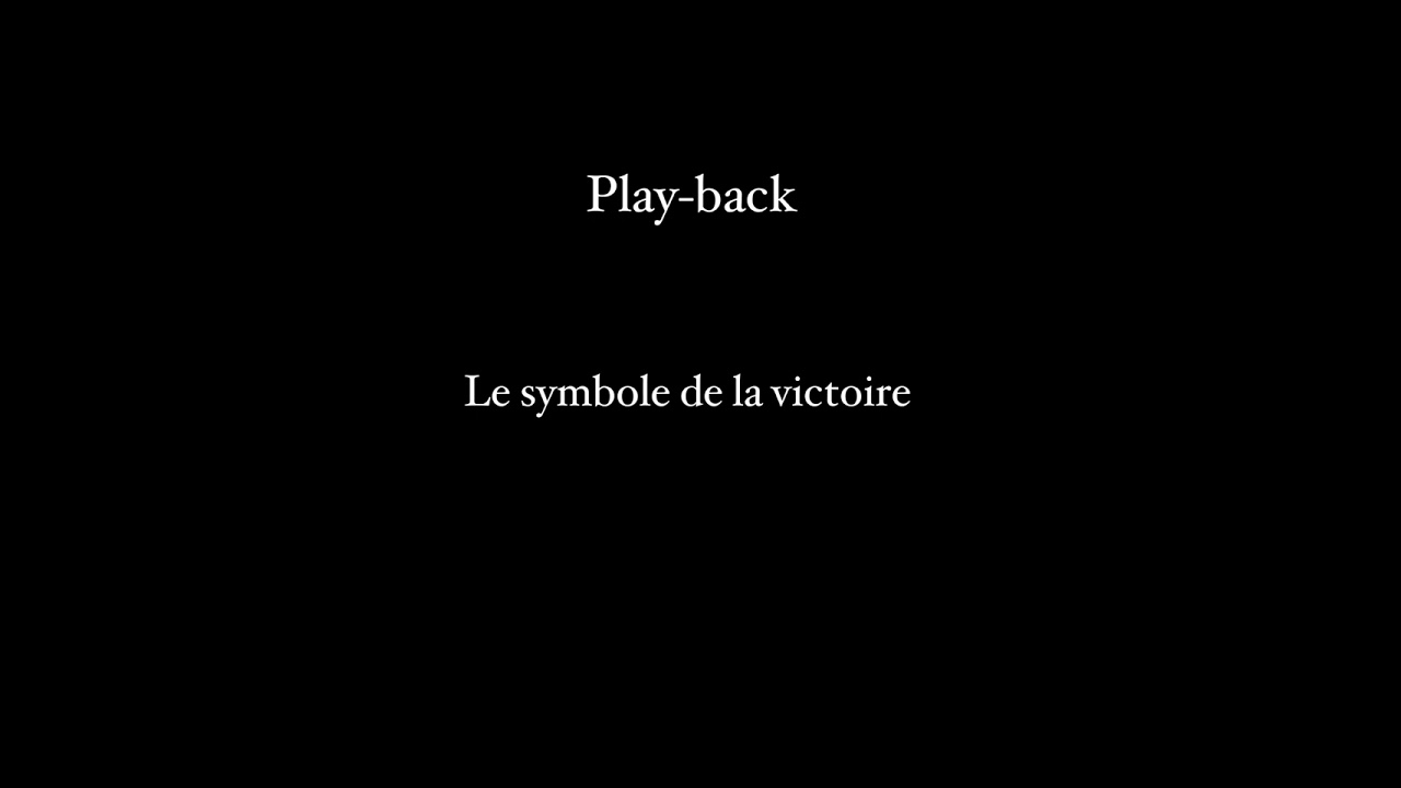 Cantique-Play-back-le symbole de la victoire￼
