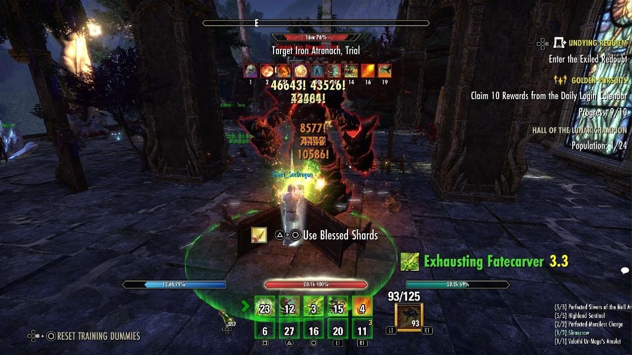 ESO Herald/Ardent/Aedric 143.6k Highland/Null Arca/no heroism u48