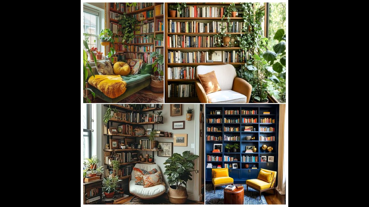 Small library room ideas|| Home library ideas||