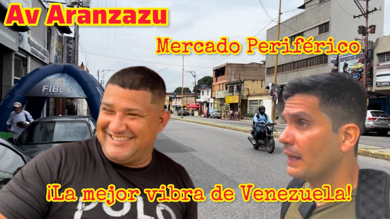 Recorremos la concurrida Av Aranzazu y entramos al mercado periférico de Valencia