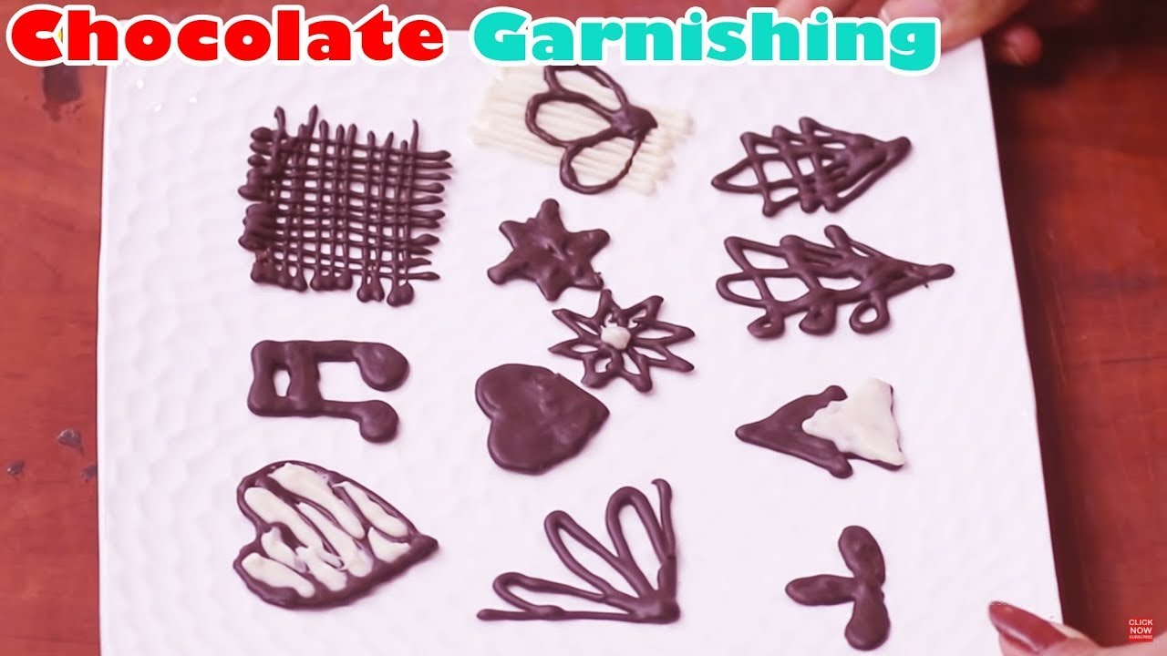 How TO Make Chocolate Garnishing for Cake | Part-3