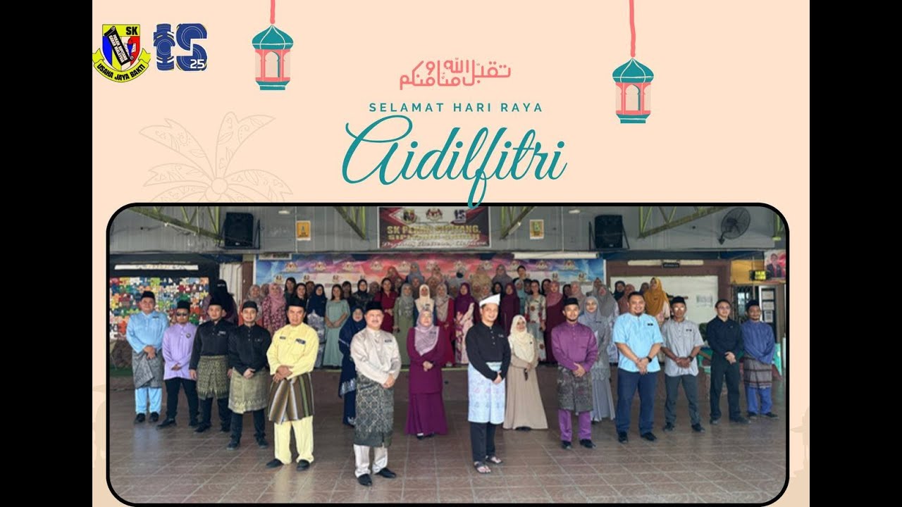 WARNA WARNI AIDILFITRI BY WARGA SK PEKAN SIPITANG (NYANYIAN RAMAI) TAHUN 2024 BERSAMAAN 1445 H