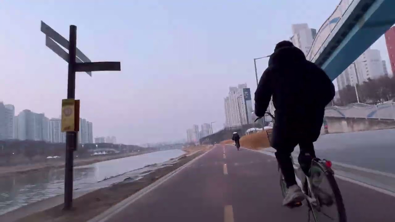 2026.02.20(Fri) 흑석-도봉산 따릉이 퇴근 라이딩 - Riding Back Home After Work(DDaReungYee Bicycle)