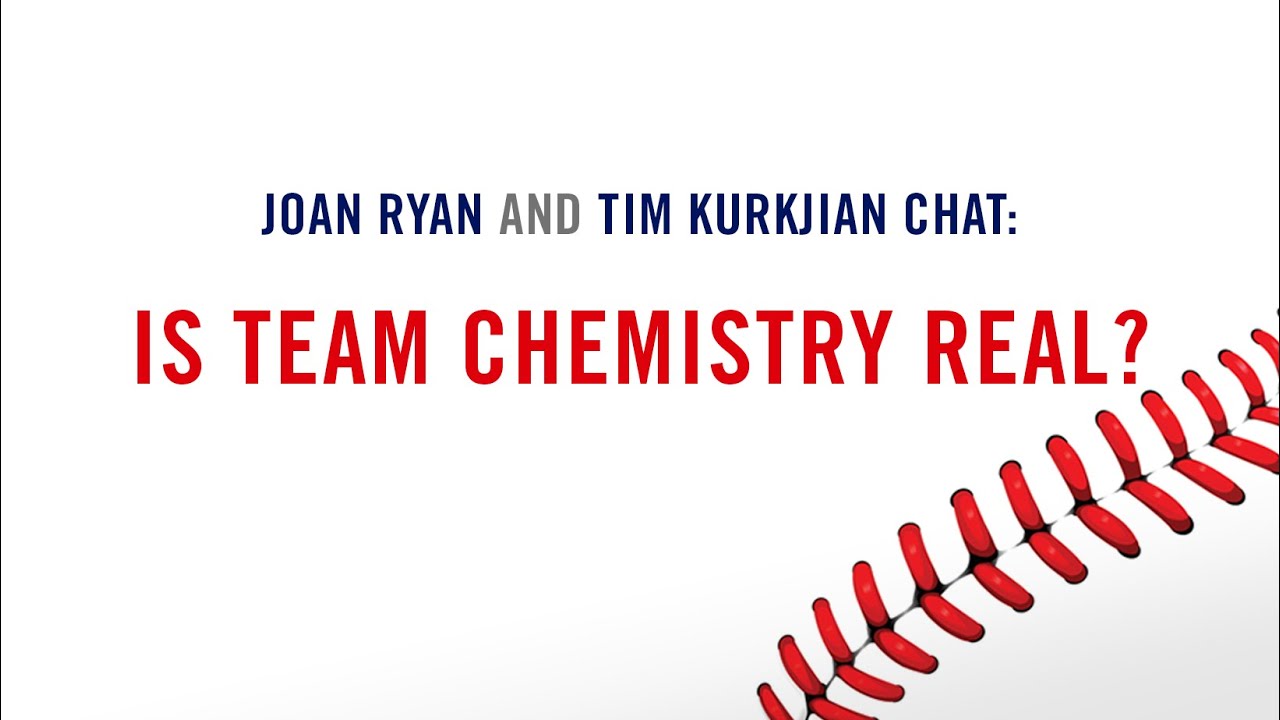 ESPN's Tim Kurkjian with author Joan Ryan: is Team Chemistry Real, and does it produce results?