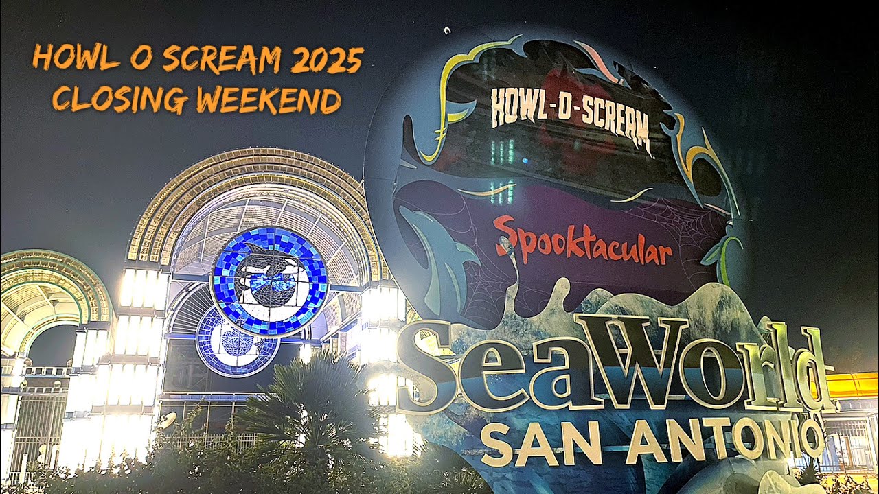 SeaWorld San Antonio Howl-O-Scream 2025 Vlog: Closing Weekend