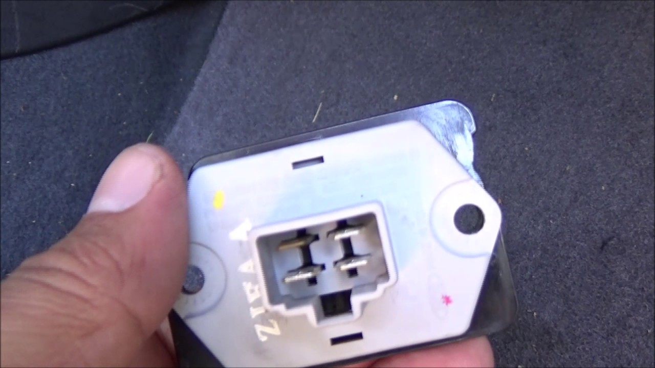 2005 Hyundai AC blower resistor replacement