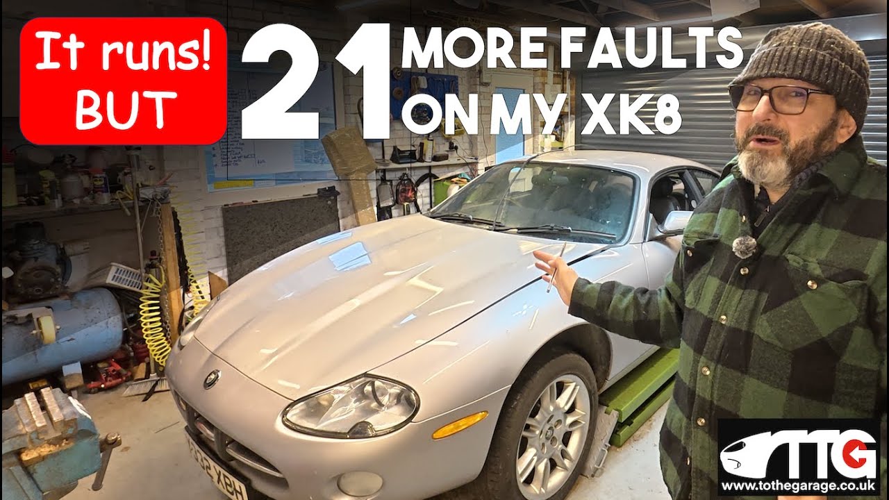 Jaguar XK8 Steel now starts and runs. But still has 21 faults! we estimate the repair cost