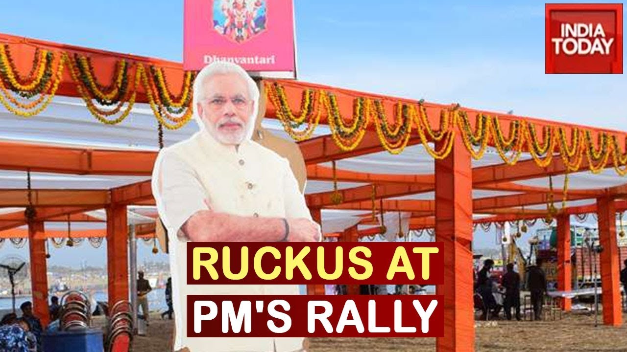 Samajwadi Party Cadre Create Ruckus At PM Modi's Rally In Prayagraj