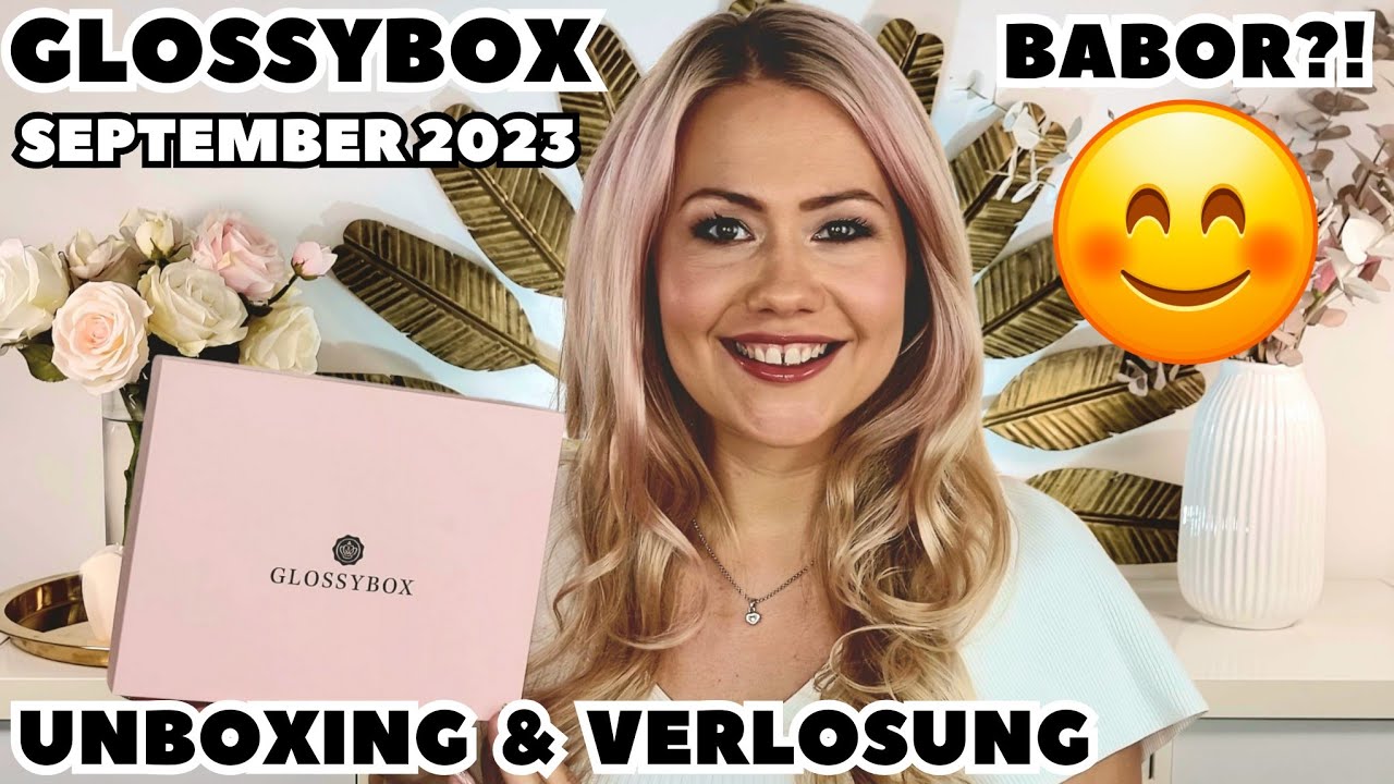 GLOSSYBOX SEPTEMBER 2023 | Unboxing & Verlosung