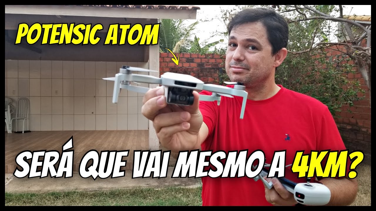 POTENSIC ATOM - Teste de Distância - Drone Bom e Barato Para Iniciante