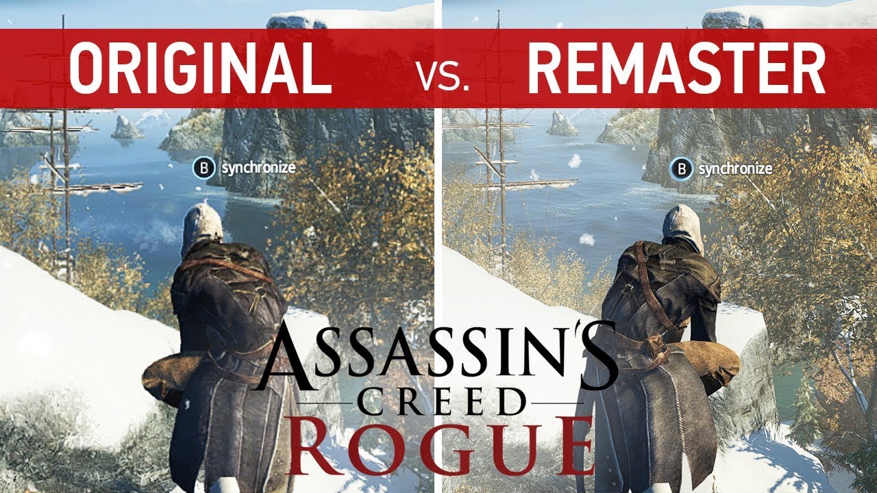 Сравнение Assassin's Creed Rogue Remastered — Xbox One X, PS4 Pro, Xbox 360 и PS4