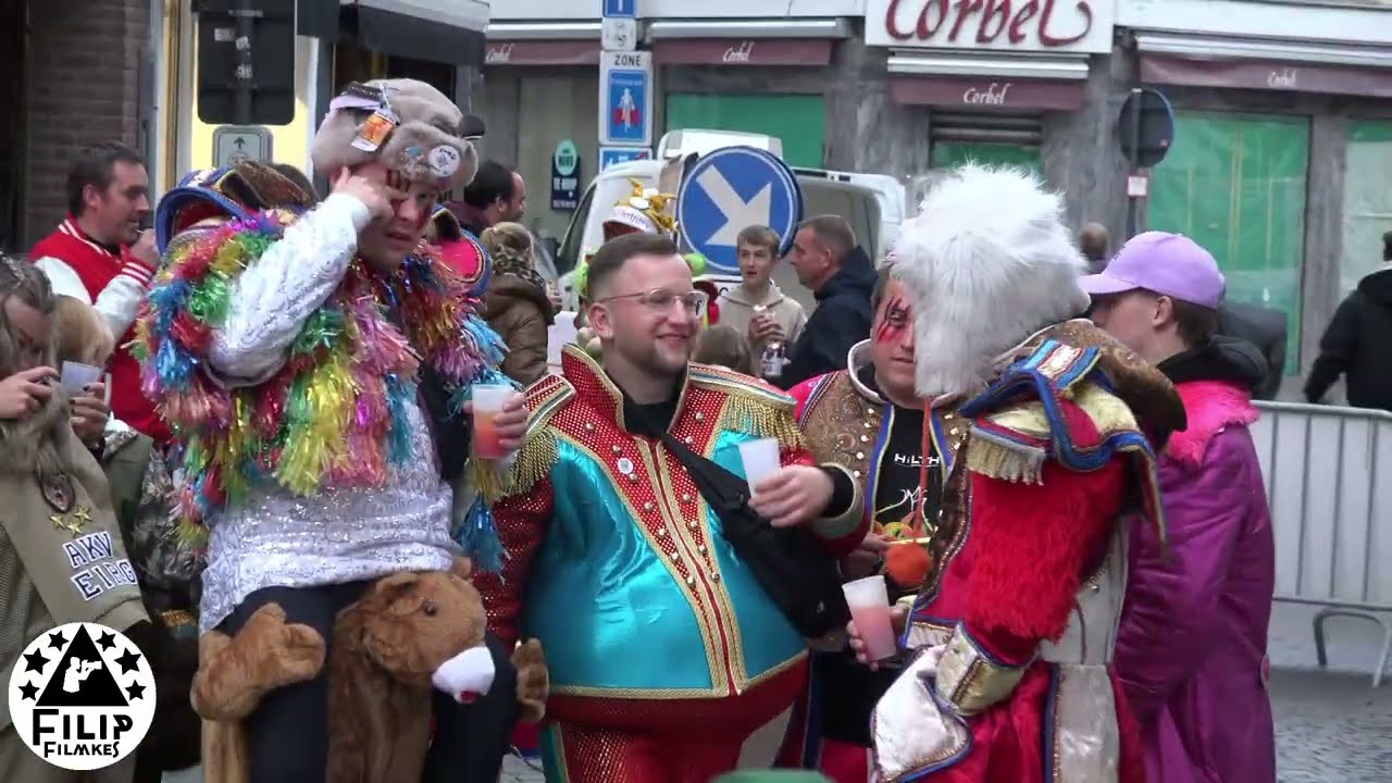 sfeerbeelden  voor de  dat de  prins verkiezing begint van Aalst op 18 okt 2025