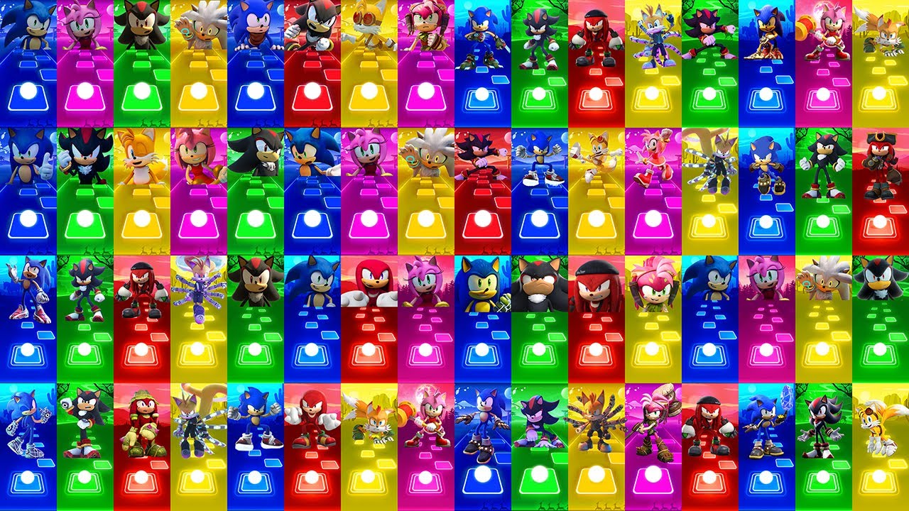 All Characters Super Mega-Mix : Sonic Prime 🔴 Amy Rose 🔴 Shadow 🔴 Silver 🔴 Knuckles 🔴 Tails